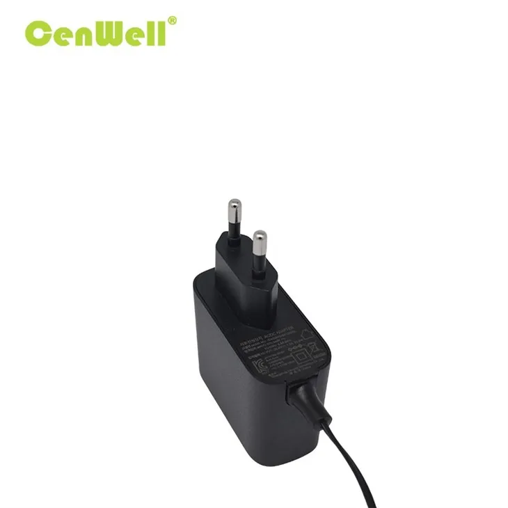 KC KCC Certified 36W GaN Wall-mounted AC Power Adapter KR Plug best